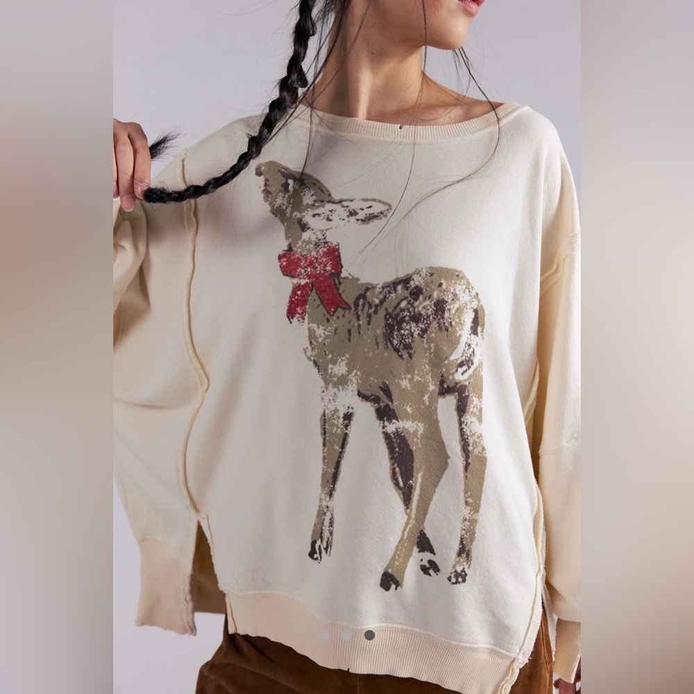 Free people /We The Free Graphic Camden Pullover - Picture 2 of 3